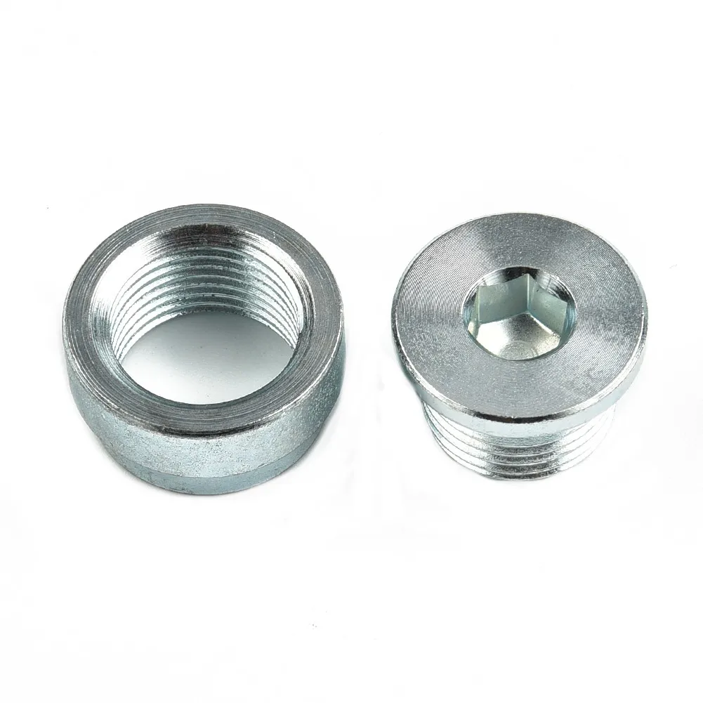 

1 комплект, серебристая металлическая гайка M18 * 1,5 O2, инструмент для любой резьбы, 18 мм, датчик кислорода для выхлопных газов