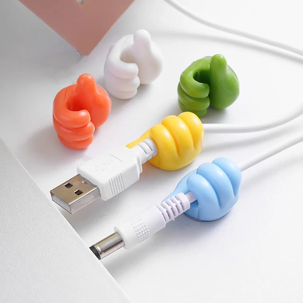 Silicone Thumb Wall Hook– Cable, Wire & USB Organizer Clips | Multipurpose Adhesive Holders 9 Se4dbbd3b50224a519d4430b4c0163448u