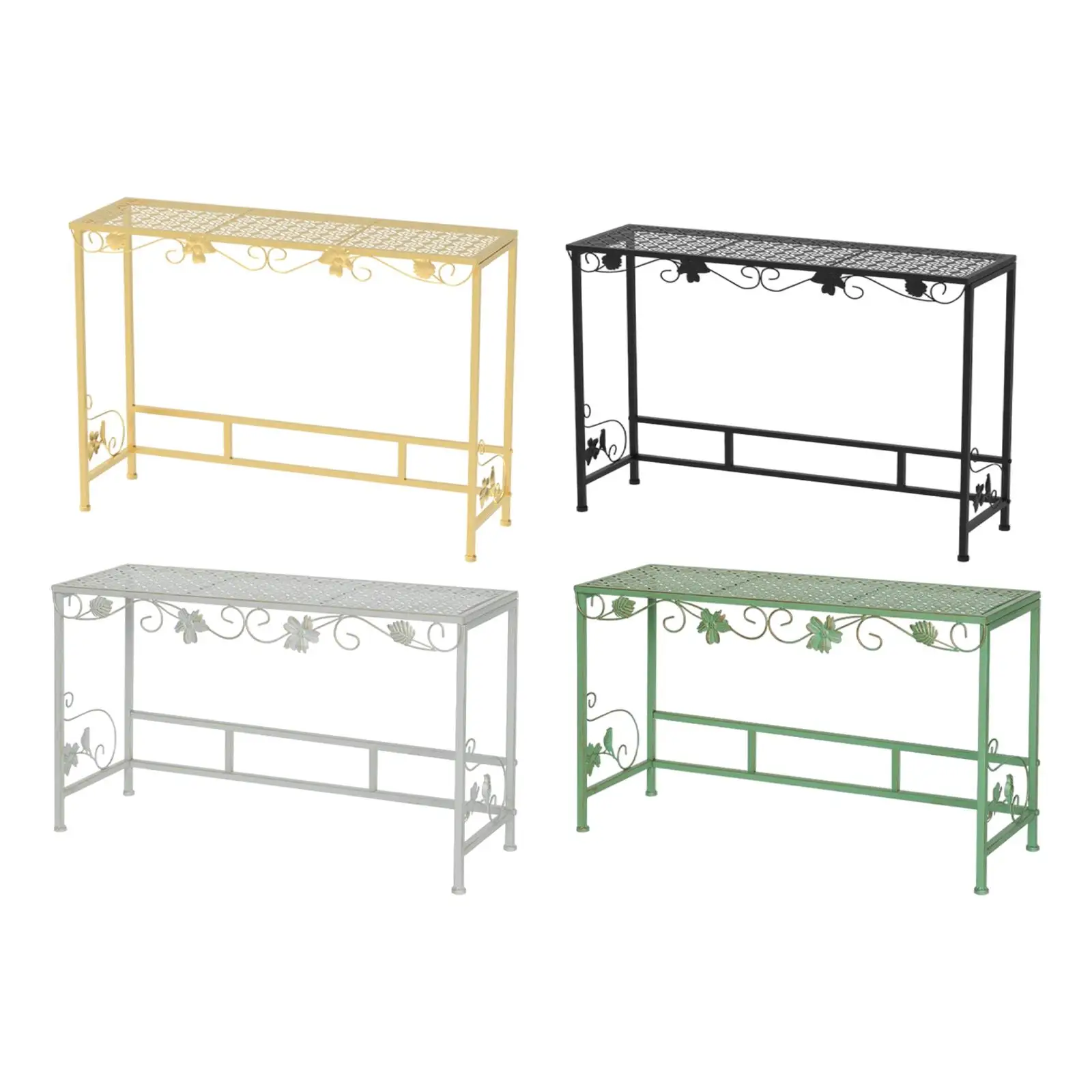 Plant Stand Flower Pot Holder Rack Gifts Planter Rack Display Shelves Metal Plant Stand Shelf for Outdoor Living Room Balcony