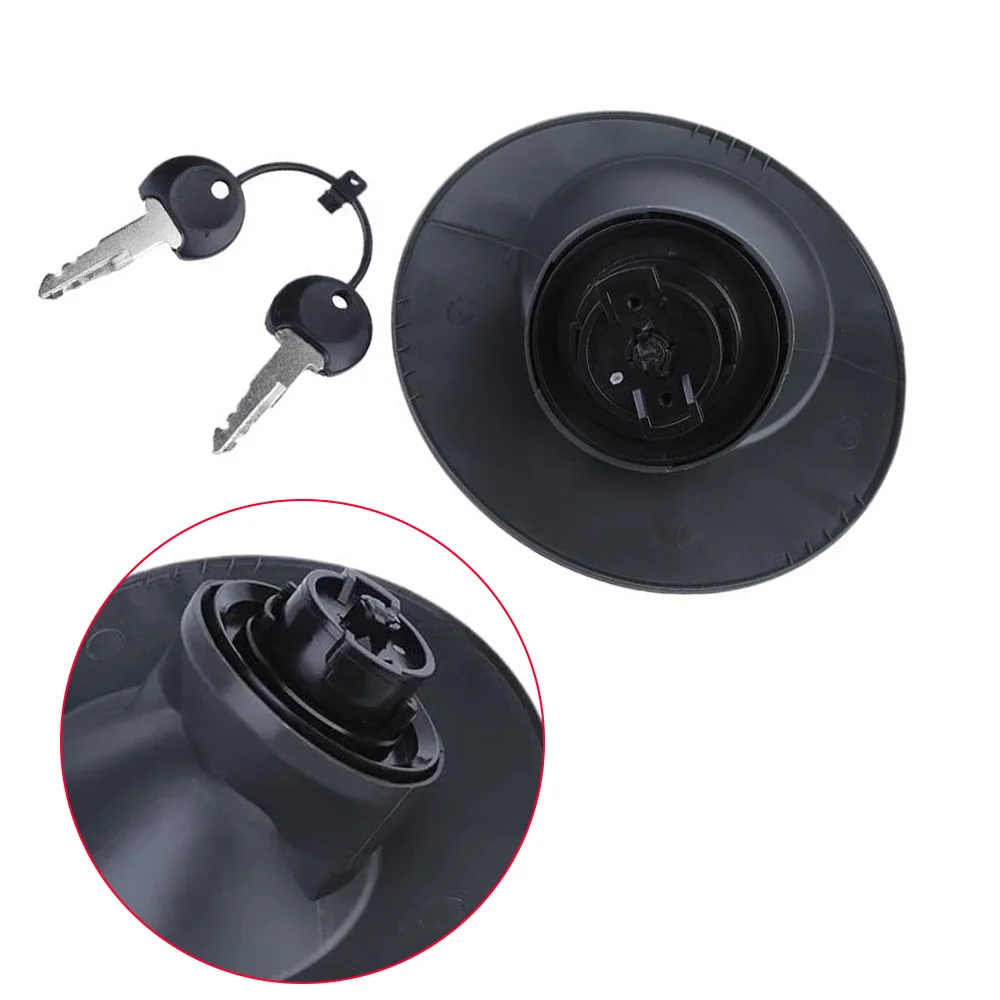 Lock Petrol Fuel Tank Cap With 2 Keys for Renault Kangoo 7701472643, 77014-72643 ABS Black 3