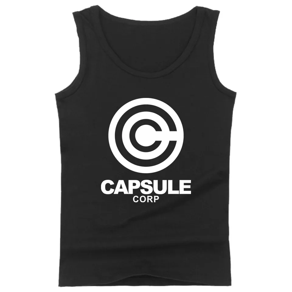 

Anime CAPSULE CORP. Cotton Tank Tops Oversize Summer Vest Casual Streetwear Fitness Tank Top Men Bodybuilding Sleeveless Shirt