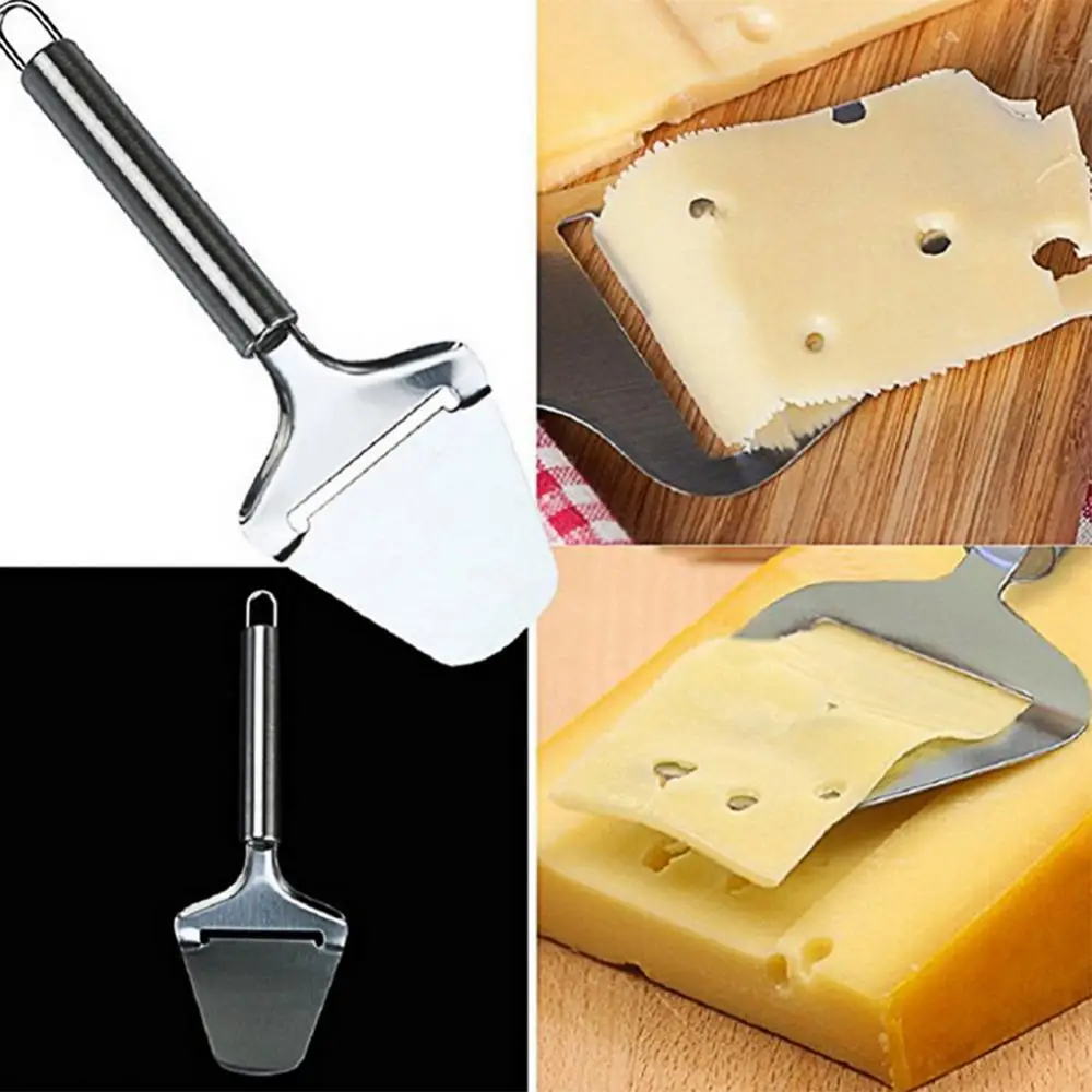 Cheese Peeler Silver Stainless Steel Cheese Slicer Cutter Board Butter Slice Cutting Knife Kitchen Baking Cooking Tools