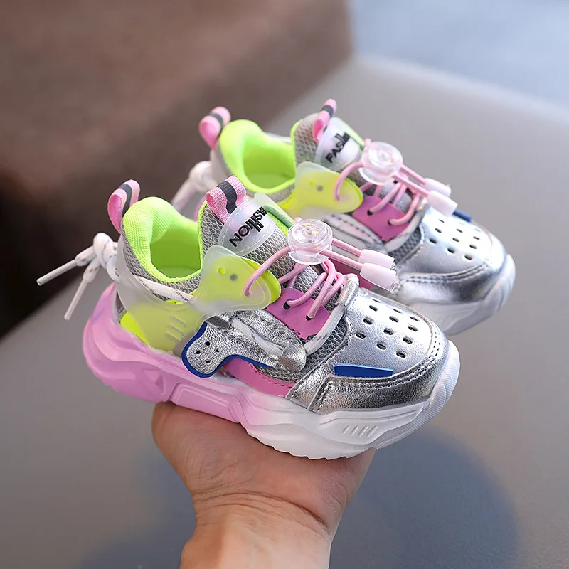 Sports Shoes New Autumn Baby Girls Boys Casual Shoe Soft Bottom Non-slip Breathable Outdoor Fashion for Kids Sneakers Children
