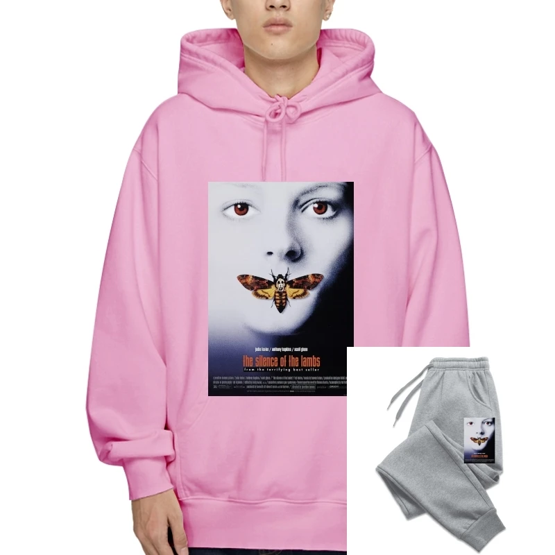 

Потрясающая винтажная толстовка с капюшоном в стиле фильма «Молчание ягнят», 90