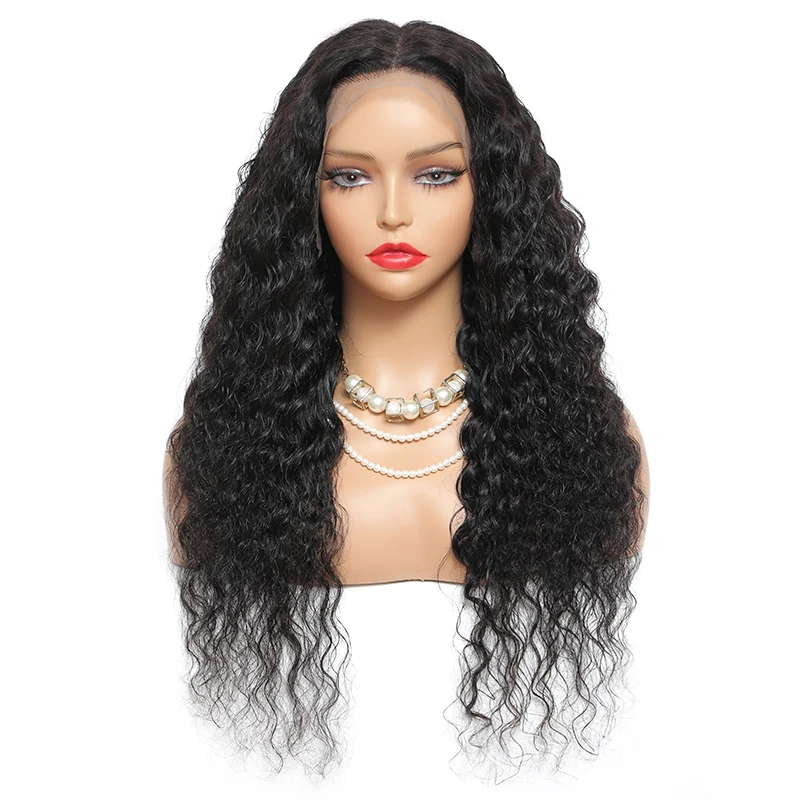 Gabrielle Deep Wave Frontal Wig Brazilian Curly 13x6 Lace Front Human Hair Wigs Women Pre Cut 5x5 Closure Wig 200% Density human hair wig human hair extensions lace front wig human hair wigs front lace wig