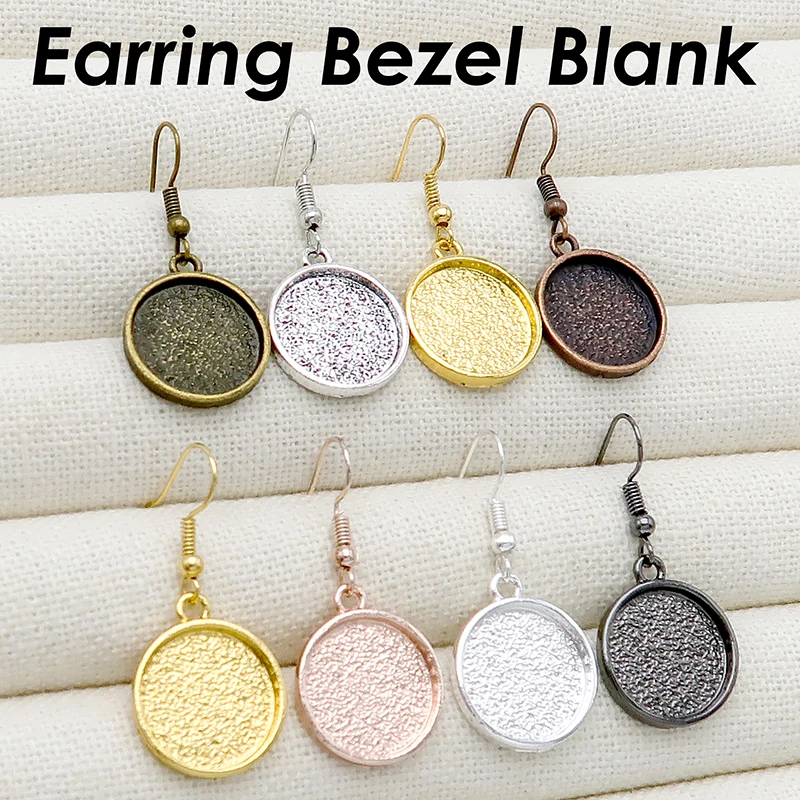 CHGCRAFT 24 Stks 6 Stijlen Oorbellen Draad Haken Blanks 12mm Rvs Bezel Trays met Ronde Clear Glas Cabochons Setting Earring Blank voor DIY Sieraden Maken CHGCRAFT 24 Stks 6 Stijlen Oorbellen Draad Haken Blanks 12mm Rvs Bezel Trays met Ronde Clear Glas Cabochons Setting Earring Blank voor DIY Sieraden Maken