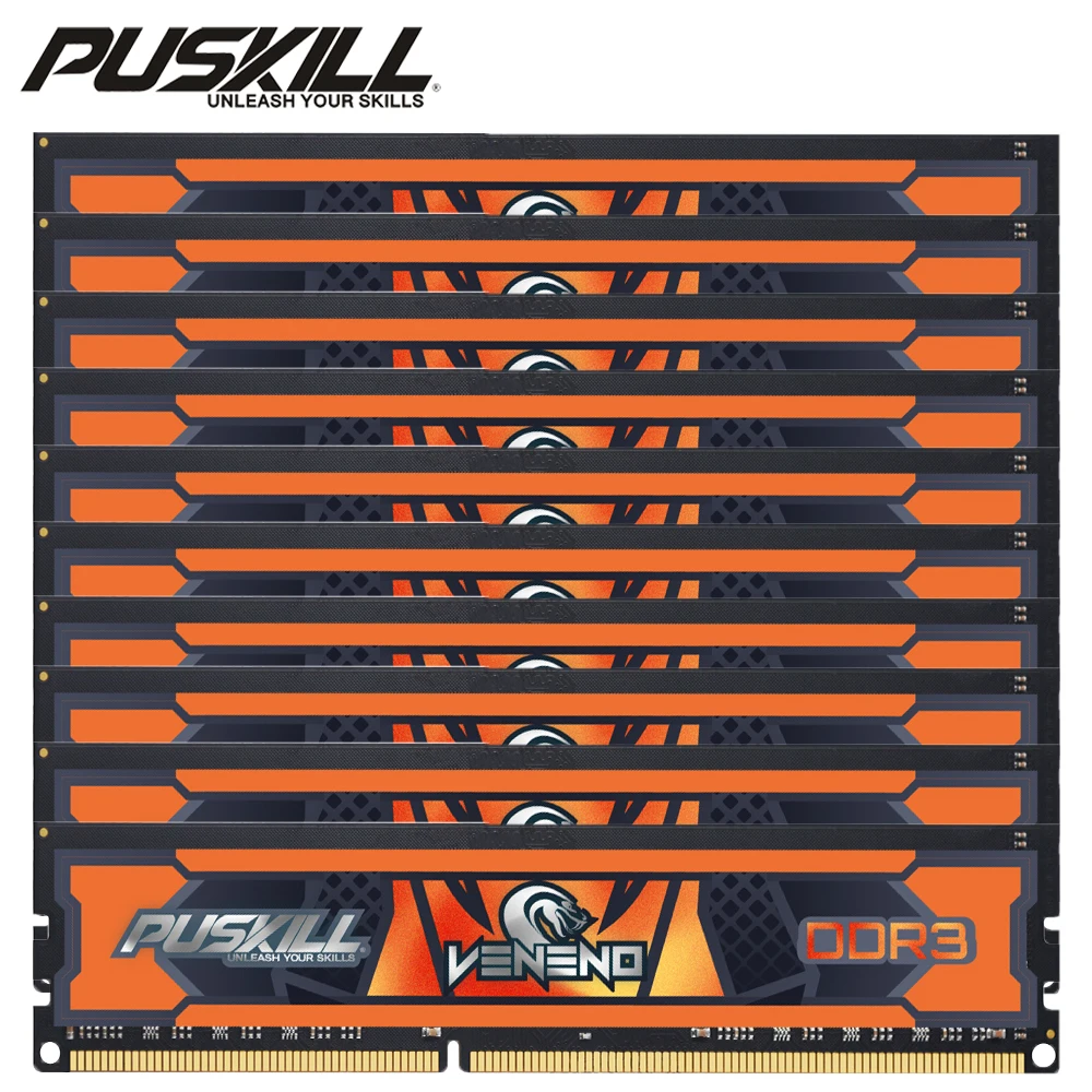 Desktop Memoria Ram DDR3 8GB 4GB 2GB 1.5V 240 Pin PC3 1600MHz 1333MHz Udimm Memory 10 PCS desktop ram memory desktop memory