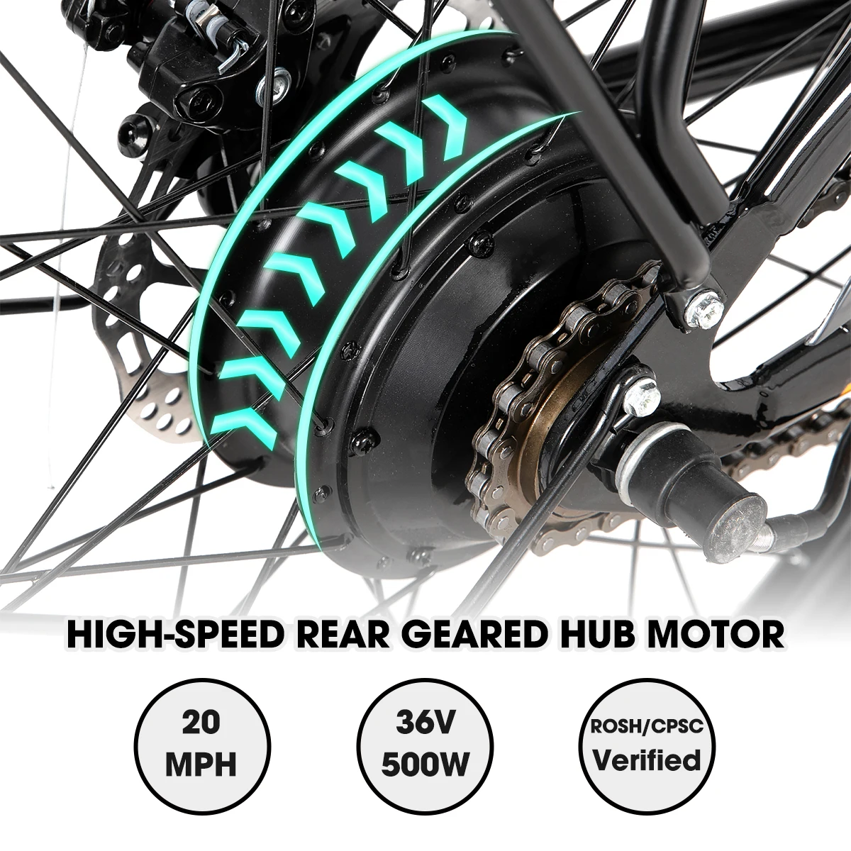HILAND Adult Electric Bike, 26 Inch 250W Men Women E-Bike with Throttle, Removable Battery, LCD Display, 20 MPH Electric Bike