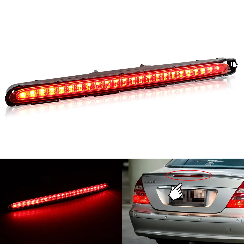 

Дымчато-красная светодиодная лента с высоким креплением, задний тормозной сигнал, поворотный сигнал, Задняя лента для Benz E-Class W211 2003-2009 A2118200156