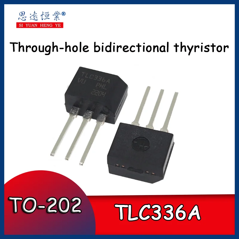 10개 새로운 스루홀 양방향 사이리스터 TLC336A TO 202 3A/600V TLC336