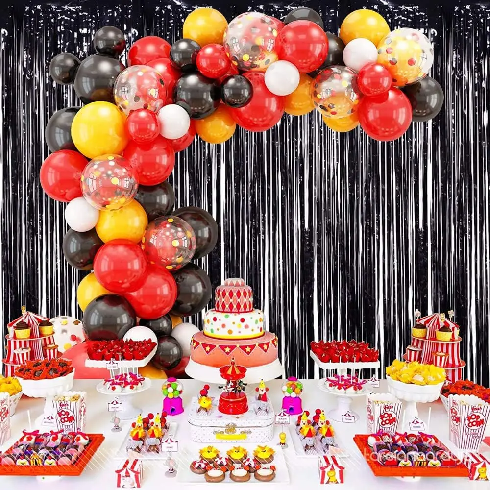 Metallic Streamers 3Pcs Aluminum Foil Fringe Curtain 3Pcs, Backdrop Metallic Streamers Gold Foil Fringe Curtains for Birthday,Christmas,Graduation,Bachelorette Party Streamers Decor 32