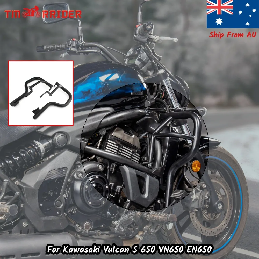 Vulcan S650 Motorcycle Upper Engine Guard Crash Bar Bumper For Kawasaki