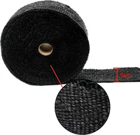 Premium 5cm x 5M Exhaust Wrap with Stainless Steel Ties - Image 2