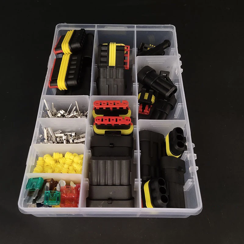 à prova d12 água 12v conectores elétricos kit 1 2 3 4 5 6 way pin