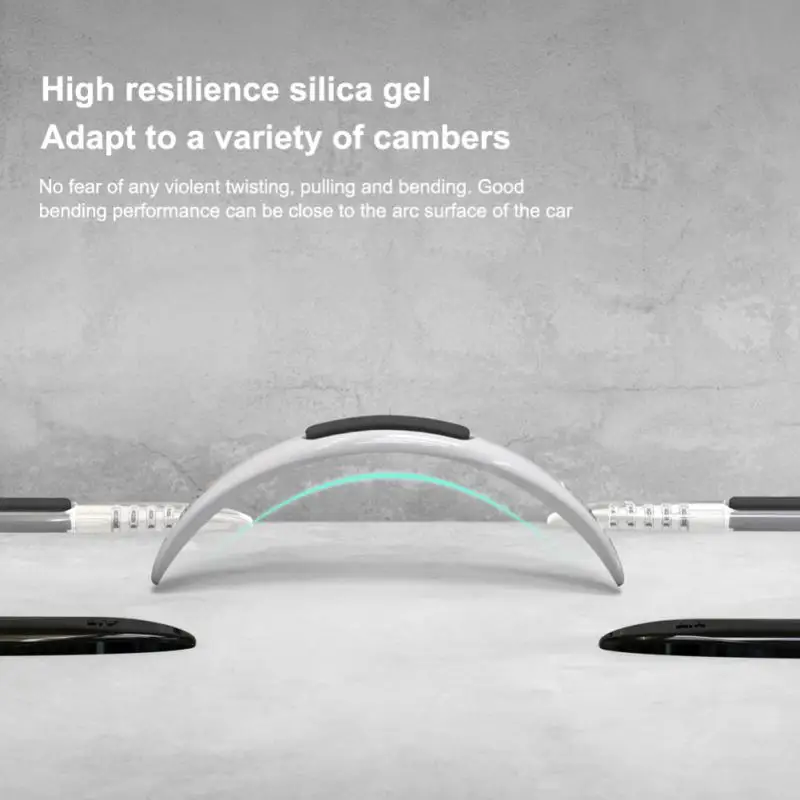 

Bumper Strips To Remove Static Electricity Silicone Bumper Stickers Car Door Side Rearview Mirror Anti-scratch Transparent Stick