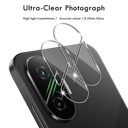 Premium Anti - Explosion Tempered Glass Camera Lens Protector - Scratch - Resistant and Durable - 3PC (For POCO F7)