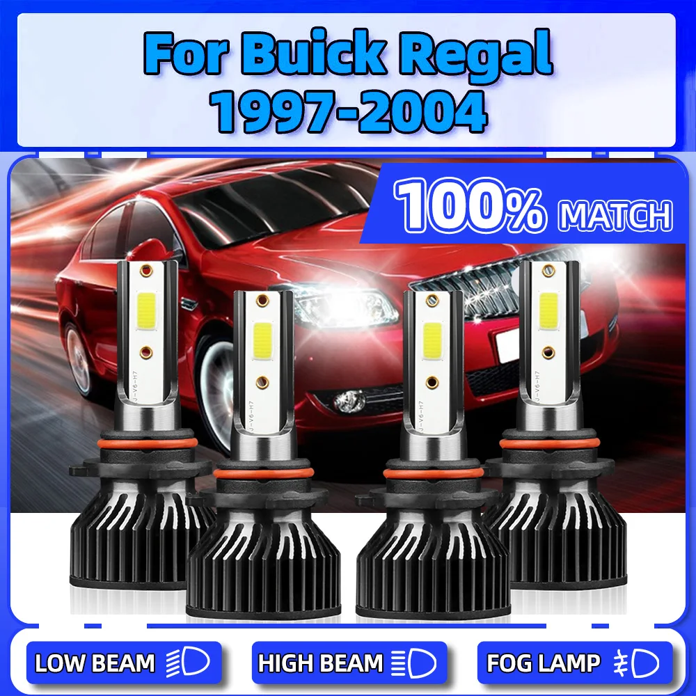 

40000LM LED Headlight Bulbs 240W CSP Chips Auto Lamps 12V 6000K White For Buick Regal 1997 1998 1999 2000 2001 2002 2003 2004