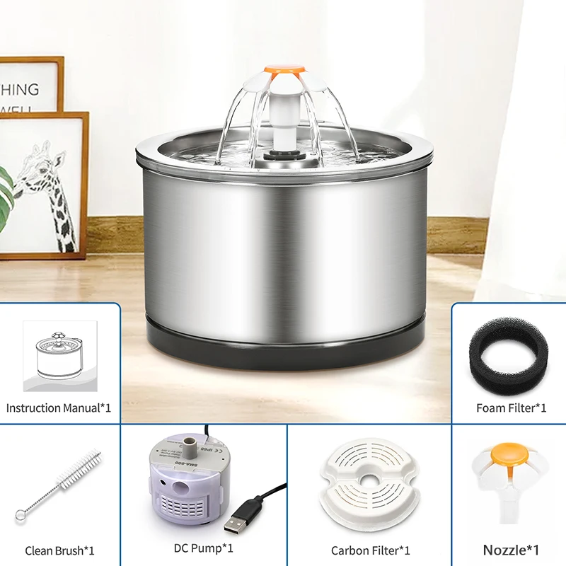Stainless Steel Fountain Bundle