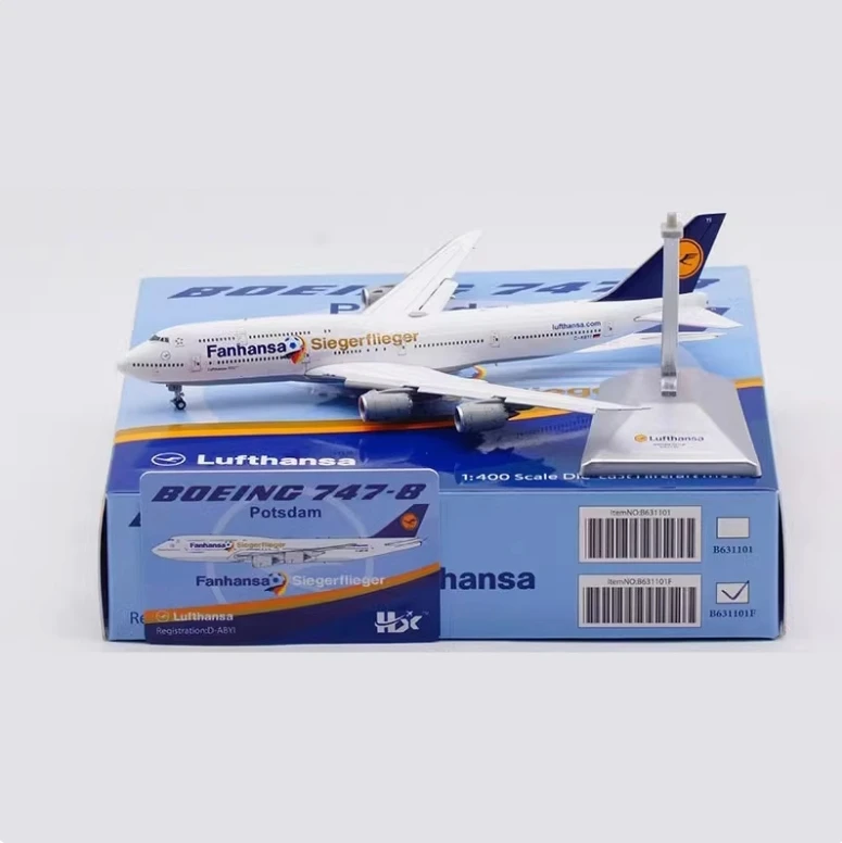 HX 1:400 Scale Lufthansa Airlines B747-8 D-ABYI Aircraft Model
