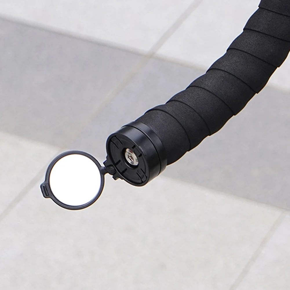 Bicycle Rearview Mirror HD Cycling Handlebar Convex Mirror Bike Handlebar Plug Rear View Mirror for MTB Road Bike Accessories