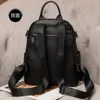 Blue Genuine Leather Women Backpack High-end Female Travel Shoulder Bag First Layer Cowhide Rucksacks for Girls School Daybacks 5