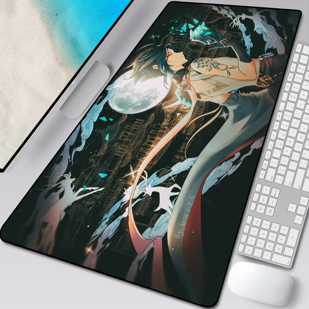 

Genshin Impact 90x40cm Large Mouse Pad Gaming Accessories PC Laptop Gamer Mousepad Anime Antislip Non-skid Laptop Mouse Pad Mat