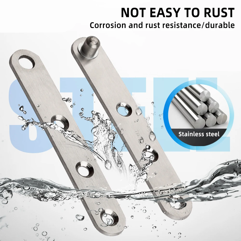 Stainless Steel Doors Hinges 360 Degree Rotating Shaft