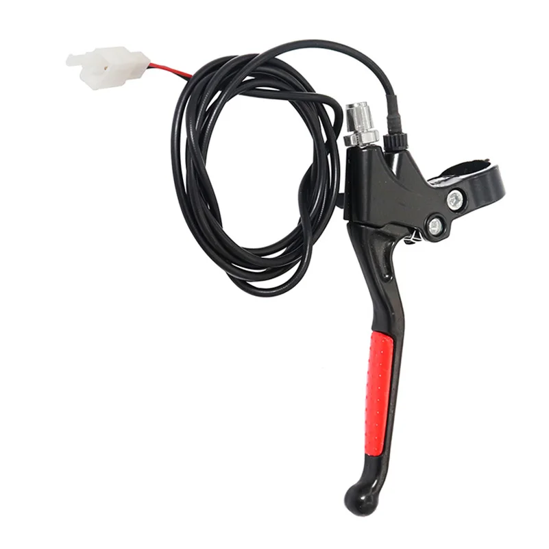 Right Hand Durable Wired Non Slip Accessories Scooter Universal Lightweight Cable Brake Lever Handle Aluminium Switch For E Bike universal right front lever brake switch for motorcycle stop light scooter front brake lever switch