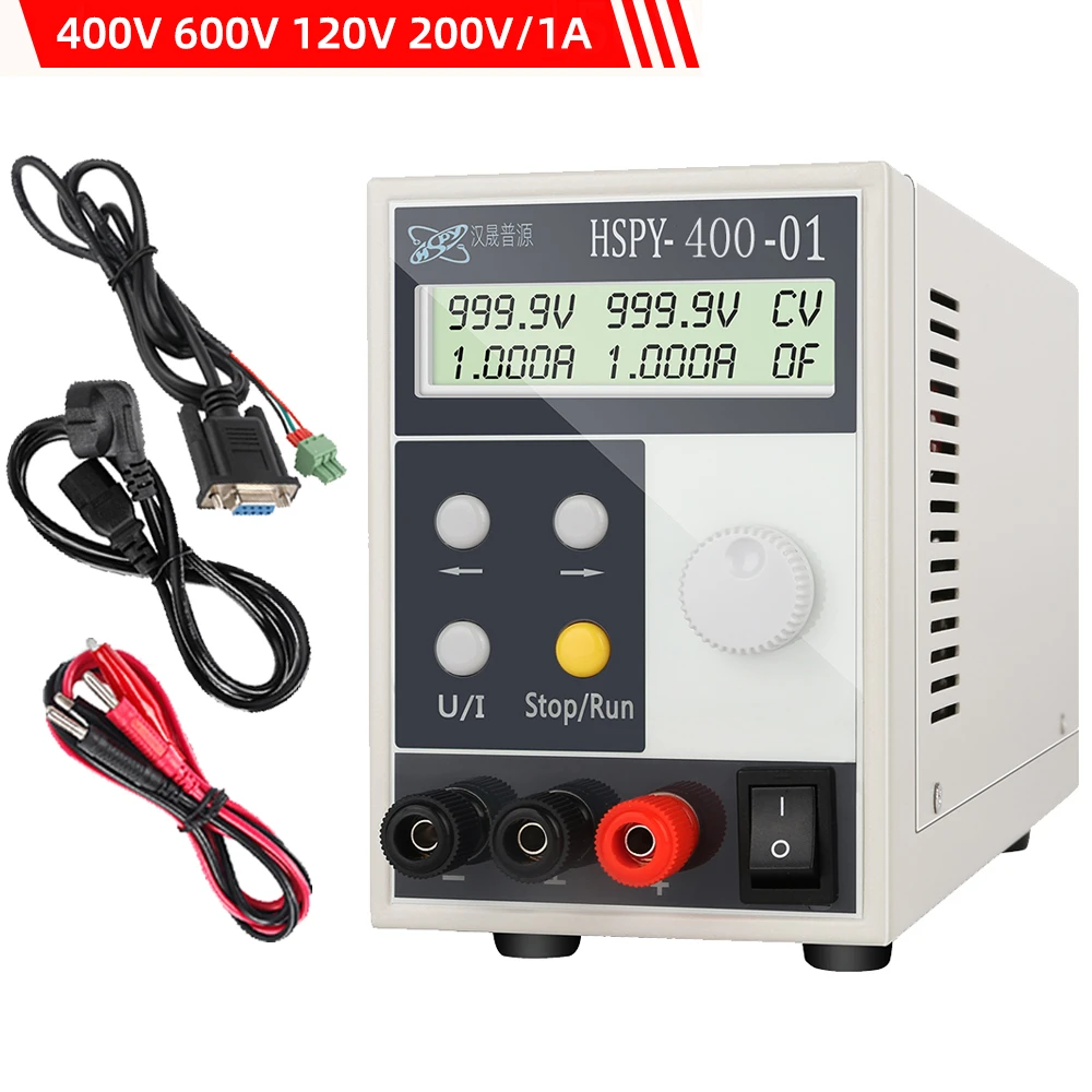 HSPY 220V Lab Switching Adjustable Power Supply 400V/120V/600V/200V 1A ...