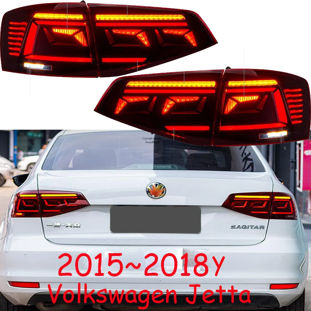 

Автомобильный Стайлинг, задние фары s для Jetta, задние фары s, светодиодные задние фары, задние фары drl + тормоз + задний свет + поворот 2015 ~ 2018y для Jetta, противотуманные фары