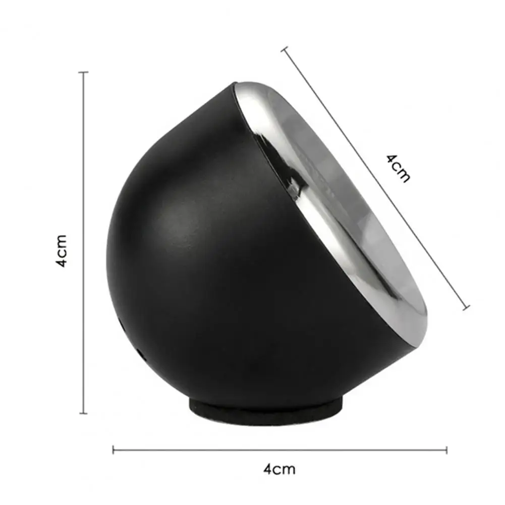 Car Interior Mini Quartz Watch Clock Hygrometer Thermometer Dashboard Ornament Clock Temperature Meter Clock Humidity Meter 1pc