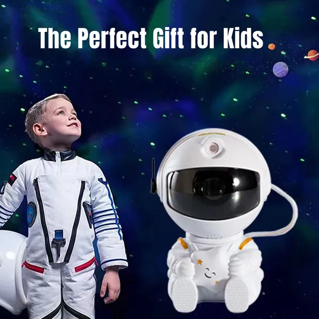 Galaxy Star Projector LED Night Light Starry Sky Astronaut Porjectors Lamp For Decoration Bedroom Home Decorative Children Gifts 4