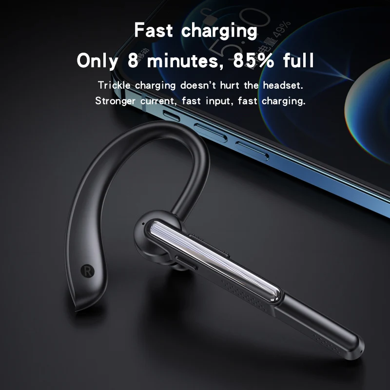 Cuffie Senza Fili Con Microfono Auricolare Bluetooth Auricolari Da Ufficio Fone De Ouvido Audifonos Con Microfono Auricolari Business