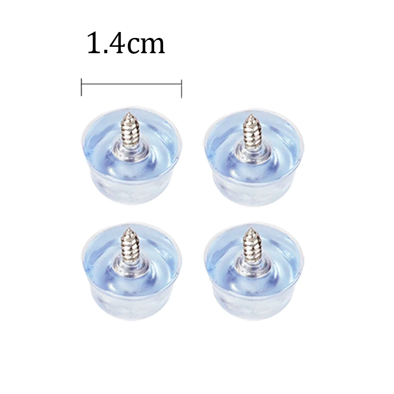 Silicone Furniture Leg Floor Protector Caps – Transparent, Wear-Resistant Pads (Set of 4/100)