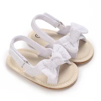 Fashion Newborn Infant Baby Girls Rubber Sandals Cute Summer Soft Sole Flat Princess Shoes Infant Non-Slip First Walkers 2