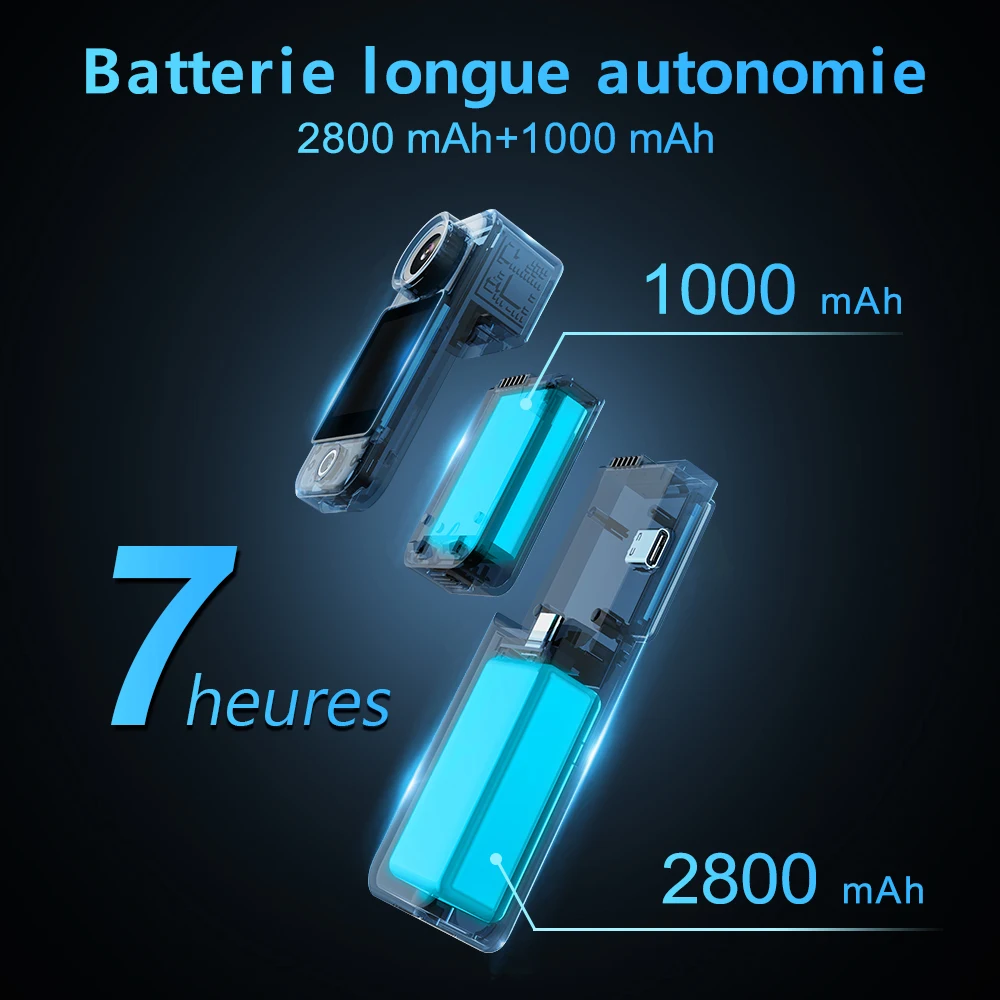 Mini Caméra Espion C300 avec Carte TF 64 Go - Longue Laisse
