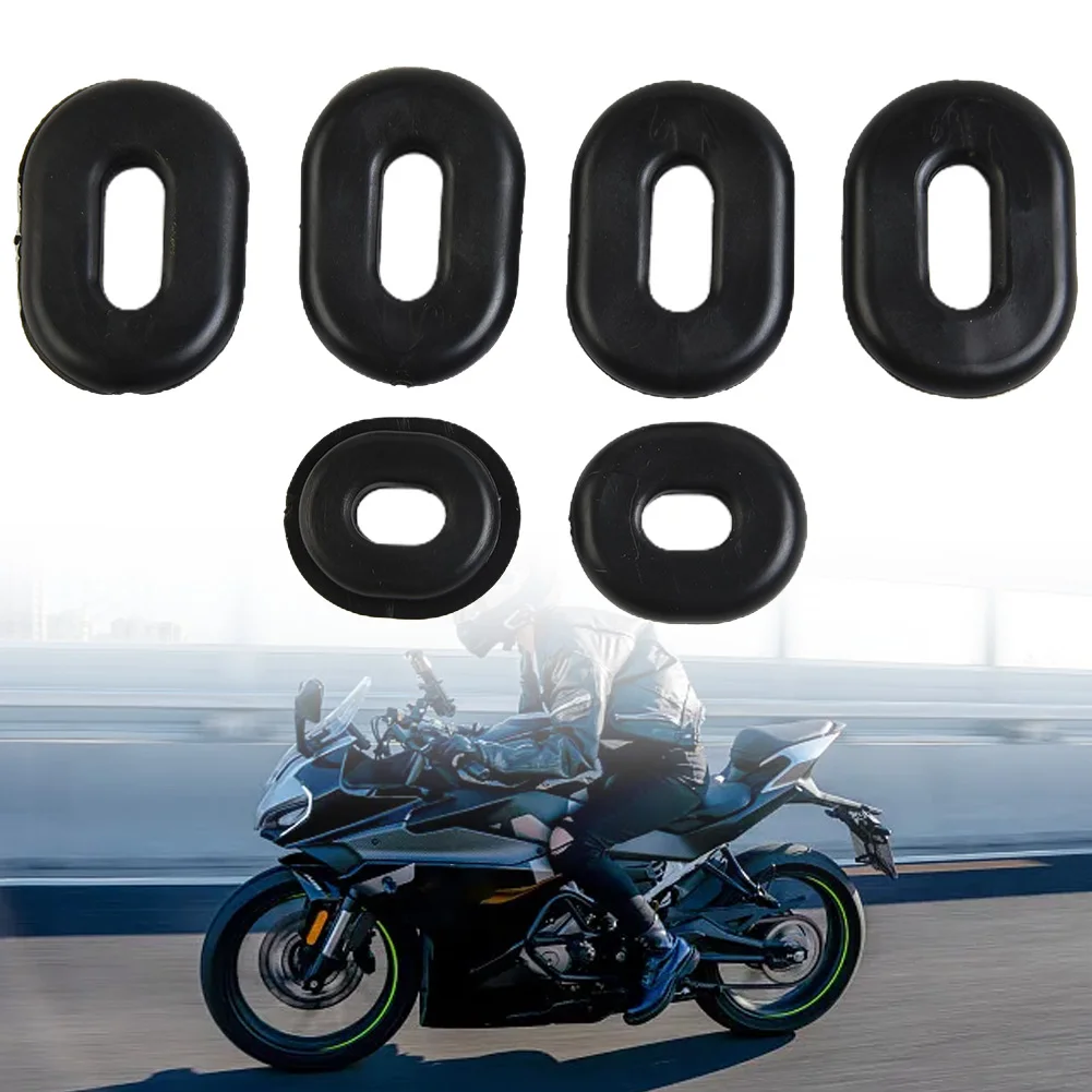 

6pcs Rubber Side Cover Grommets Motorcycle Fairings Set For Honda CB CL SL XL100 CB CT SL TL XL125 CB200 Motorcycle Accessories