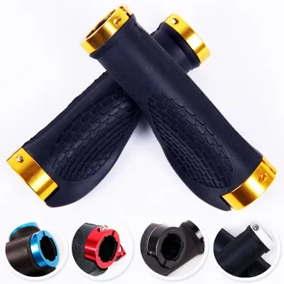 Ergonomic MTB Road Cycling Skid-Proof Grips Anti-Skid Rubber Bicycle Grips Mountain Bike Parts Lock On Bicycle Handlebar