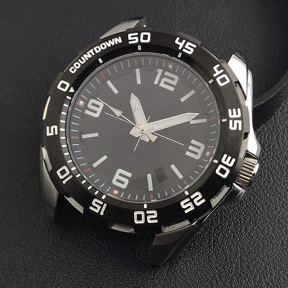 Stainless Steel Men's 44mm Watch Case with Dial