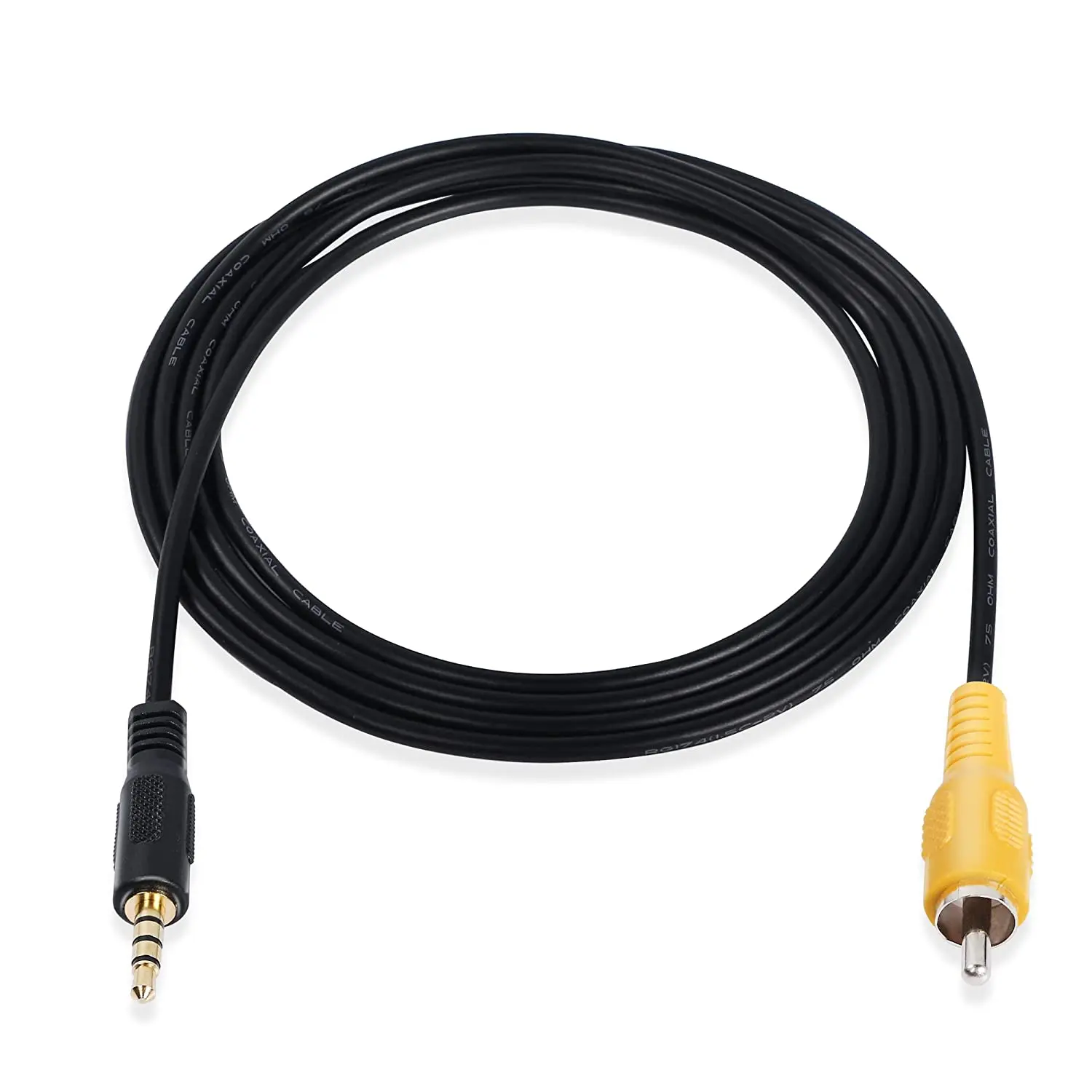 Cable Adaptador Auxiliar 3.5mm Audio Macho A Macho 5m