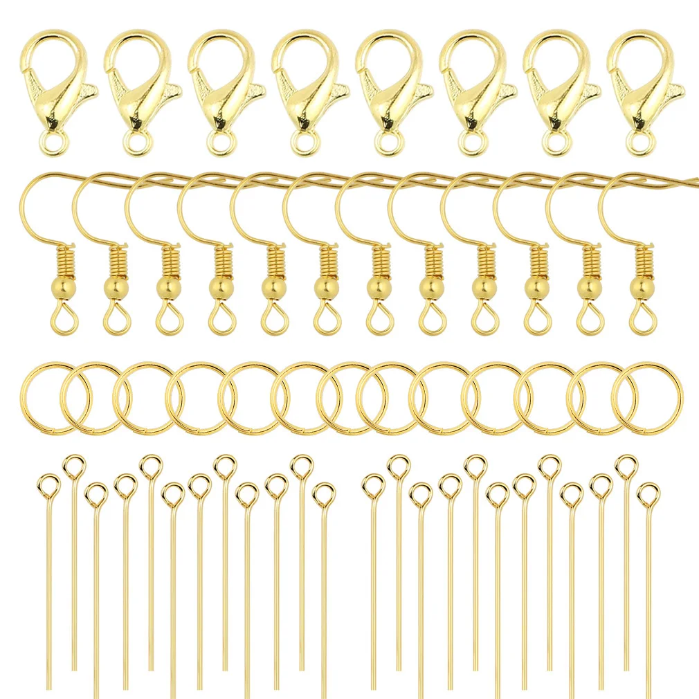 

Серьги с застежкой-лобстером и кольцо, соединительная муфта, аксессуары для изготовления ювелирных изделий из сплава для творческого производства, для восстановления ювелирных изделий своими руками