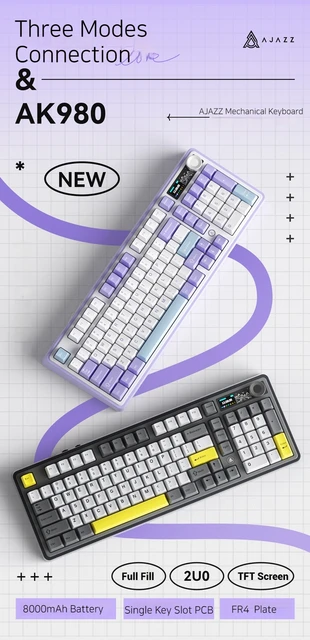 Bluetoothメカニカルキーボード,トライモード,PCゲーマー
