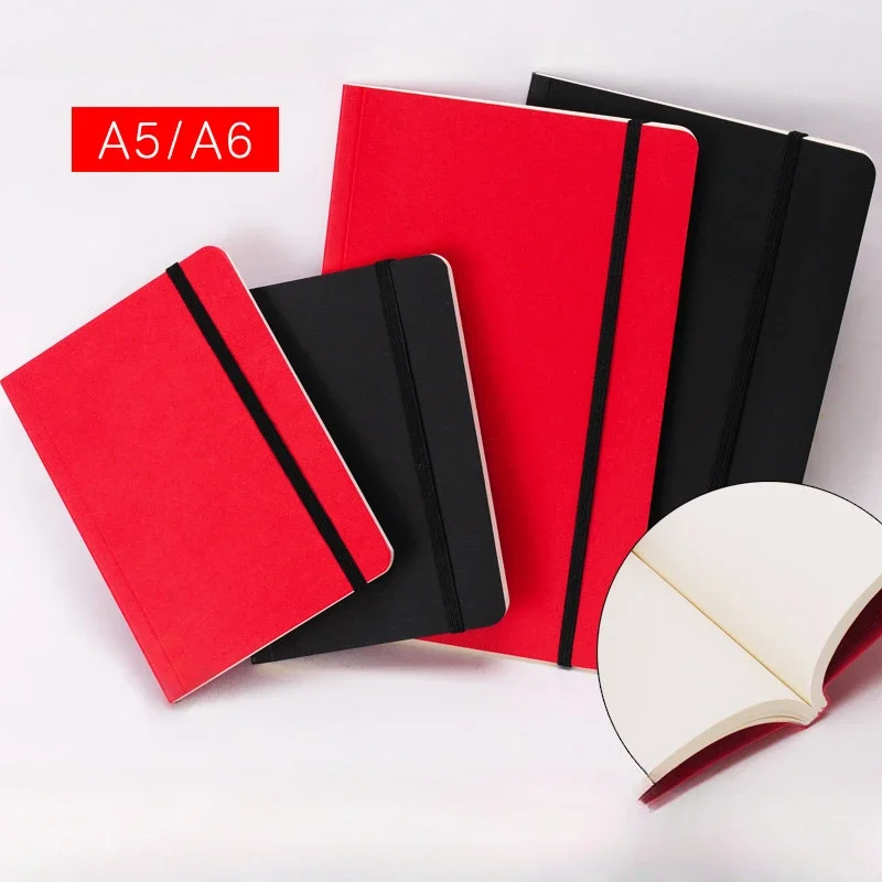 A5/A6 Portable Travel Art Book Thickened 80 Fine Grain Blank Inner Pages Student Sketching Art Painting Graffiti Sketching Book 2