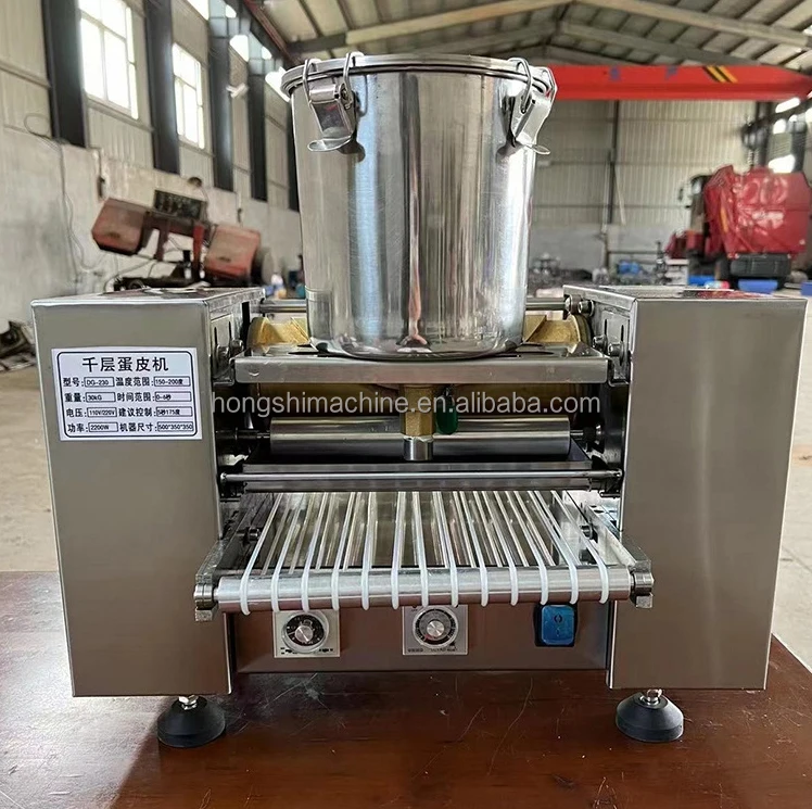 Best Quality Crepe Cake Machine Rotating Pancake Crepe Maker Machine Automatic Crepe Machine Maker 3