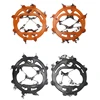 HOT-Crampons Stainless Steel Anti-Skid Ski Claws Mud Ice And Snow Anti-Skid Shoe Covers Mountaineering Anti-Skid Shoe Chains 1