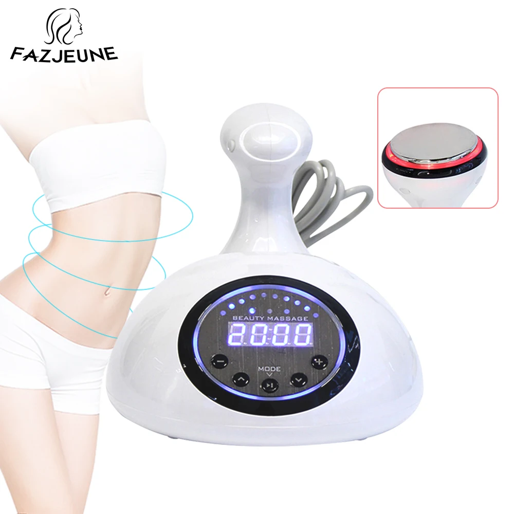 Portable 80K Cavitation Ultrasonic Body Slimming Beauty Machine Weight Loss Fat Burner Skin Tightening Facial Body Massager