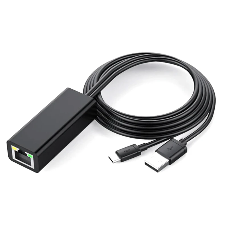 

Ethernet Adapter With Power Cable For TV Stick (2Nd Gen), 4K Stick