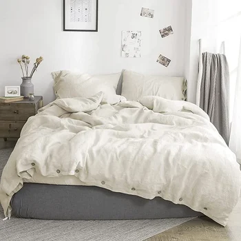 Natural Linen Flax Bedding Set 1