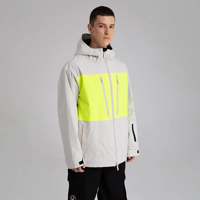 New Ski Jackets Men Outdoor Sports Mountain Snowboard Jackets Tops Windproof Waterproof Warm Ski Suits Winter Clothing Outerwear