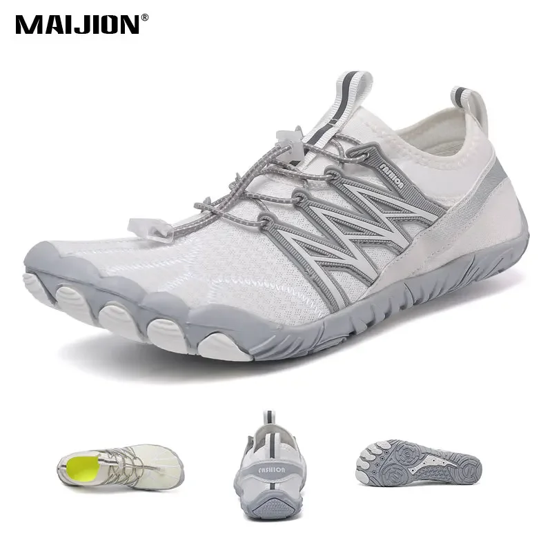 Aqua Shoes Summer Outdoor Water Sports Shoes for Boating Kayaking Swimming Diving Men Fishing Beach Aqua Shoes Women Non-slip Sneakers